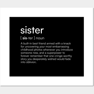 Sister Definition Posters and Art